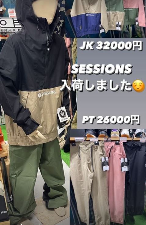 SESSIONS入荷！！の画像